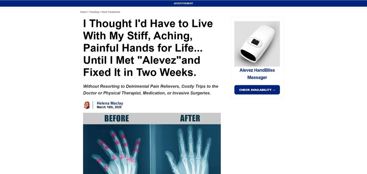 Alevez HandBliss Massager