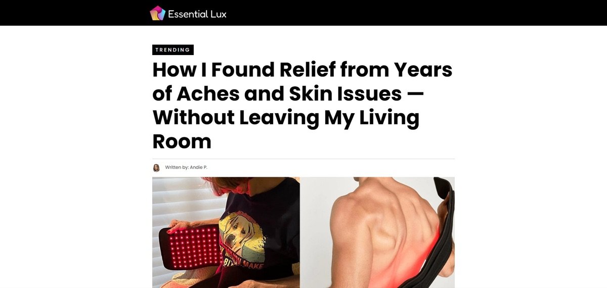 Glokore Red Light Therapy Wraps