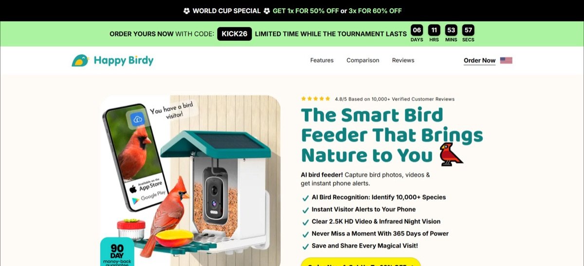 Happy Birdy Smart Bird Feeder