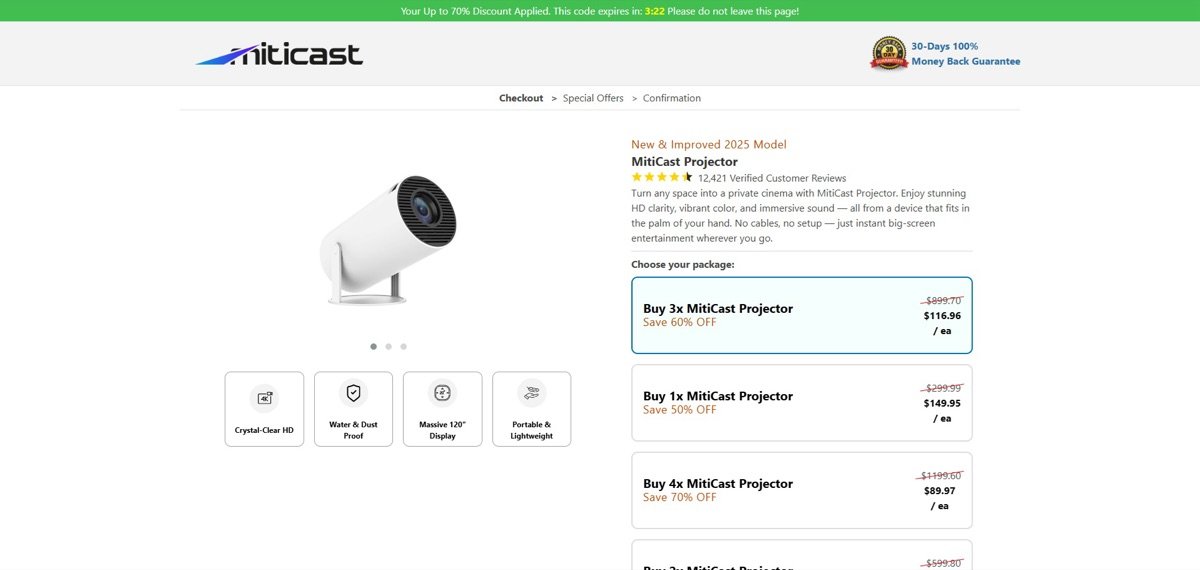 MitiCast Projector